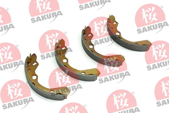 SAKURA 602-30-3525 - Kit ganasce freno autozon.pro