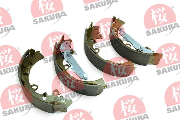 SAKURA 602-20-3845 - Kit ganasce freno autozon.pro