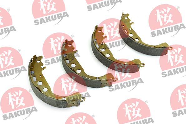 SAKURA 602-20-3800 - Kit ganasce freno autozon.pro