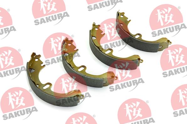 SAKURA 602-20-3710 - Kit ganasce freno autozon.pro