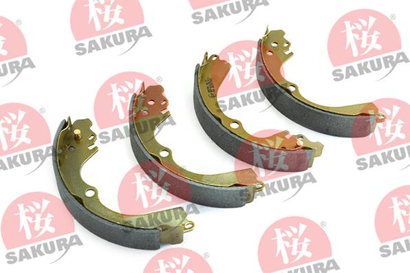 SAKURA 602-70-7622 - Kit ganasce freno autozon.pro