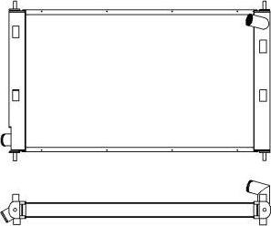 SAKURA Automotive 4322-1006 - Radiatore, Raffreddamento motore autozon.pro