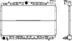 SAKURA Automotive 1220-0101 - Radiatore, Raffreddamento motore autozon.pro