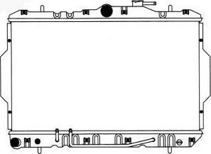 SAKURA Automotive 1220-0108 - Radiatore, Raffreddamento motore autozon.pro