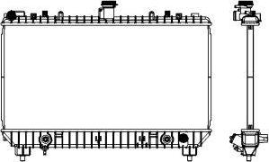 SAKURA Automotive 3081-8501 - Radiatore, Raffreddamento motore autozon.pro