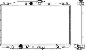 SAKURA Automotive 3071-1014 - Radiatore, Raffreddamento motore autozon.pro