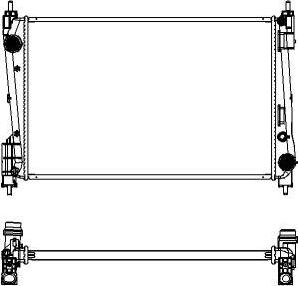 SAKURA Automotive 3151-1007 - Radiatore, Raffreddamento motore autozon.pro