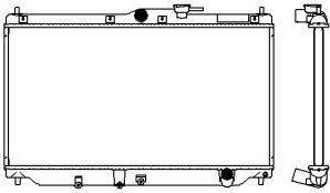 SAKURA Automotive 3211-1034 - Radiatore, Raffreddamento motore autozon.pro