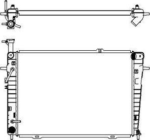 SAKURA Automotive 3221-1012 - Radiatore, Raffreddamento motore autozon.pro