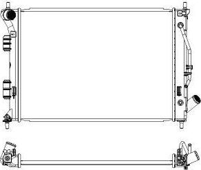 SAKURA Automotive 3221-8511 - Radiatore, Raffreddamento motore autozon.pro