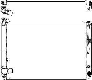 SAKURA Automotive 3271-8501 - Radiatore, Raffreddamento motore autozon.pro