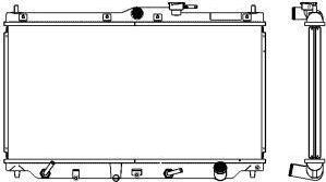 SAKURA Automotive 2212-1001 - Radiatore, Raffreddamento motore autozon.pro