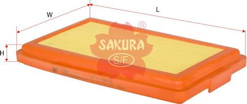 SAKURA Automotive A-3001 - Filtro aria autozon.pro