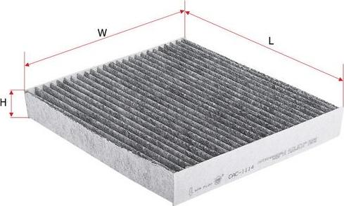 SAKURA Automotive CAC-1114 - Filtro, Aria abitacolo autozon.pro
