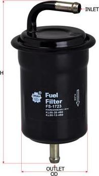 SAKURA Automotive FS-1723 - Filtro carburante autozon.pro