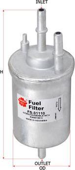 SAKURA Automotive FS-31110 - Filtro carburante autozon.pro