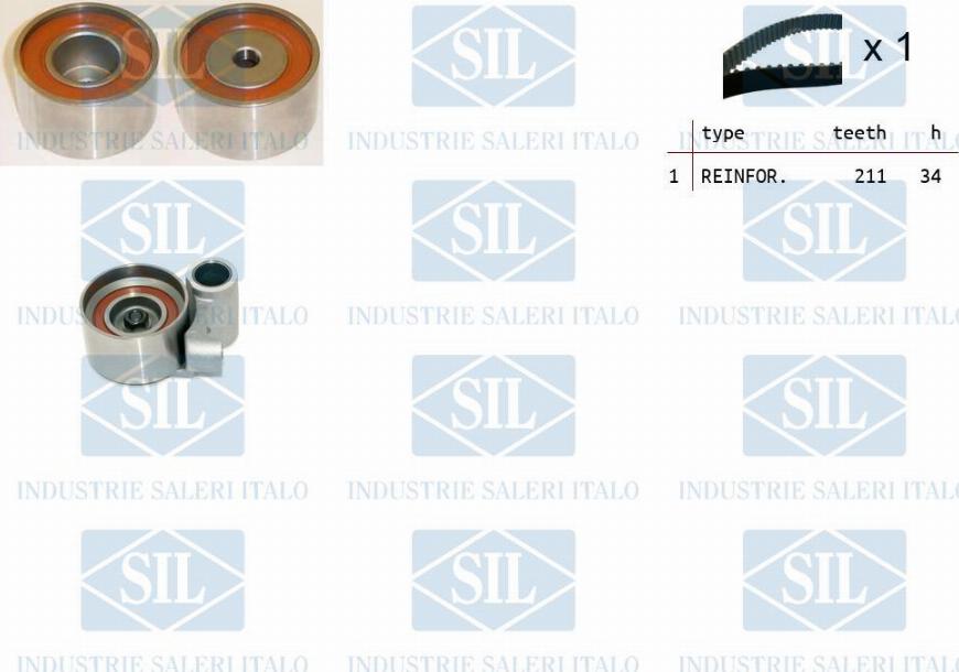 Saleri SIL TK1494 - Kit cinghie dentate autozon.pro