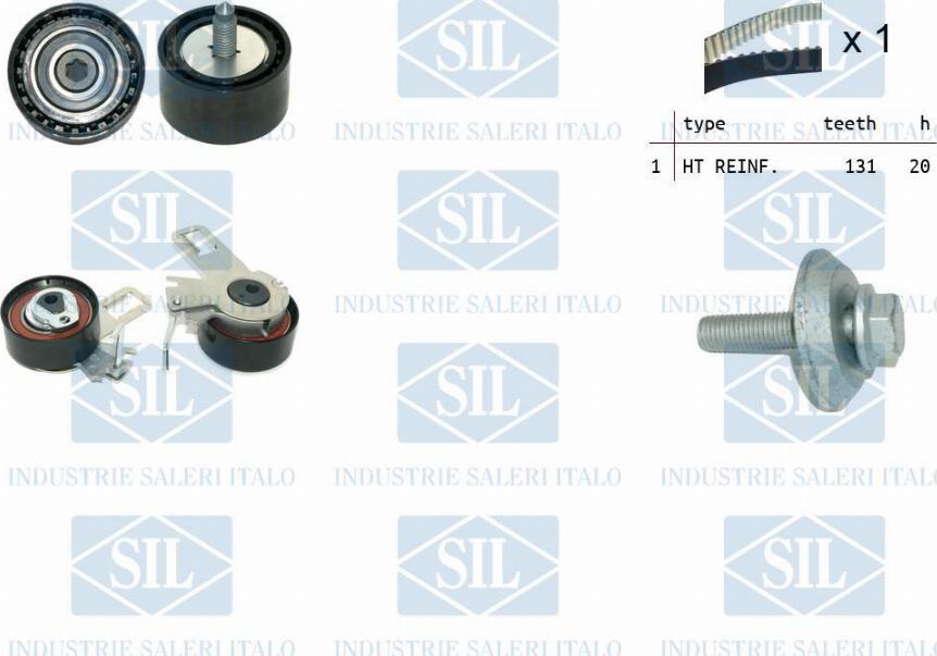 Saleri SIL TK1497 - Kit cinghie dentate autozon.pro