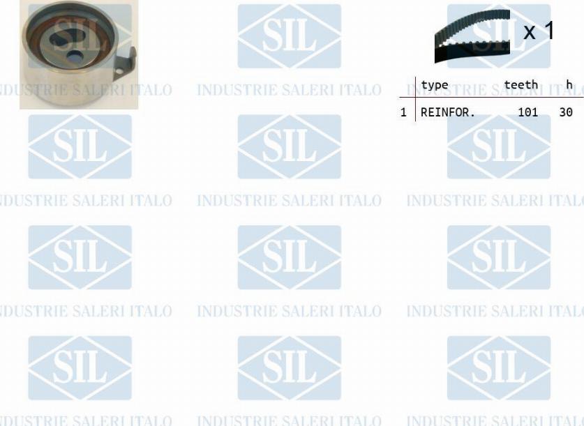 Saleri SIL TK1445 - Kit cinghie dentate autozon.pro