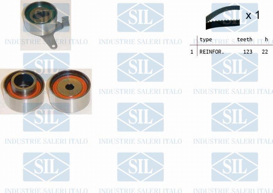 Saleri SIL TK1446 - Kit cinghie dentate autozon.pro