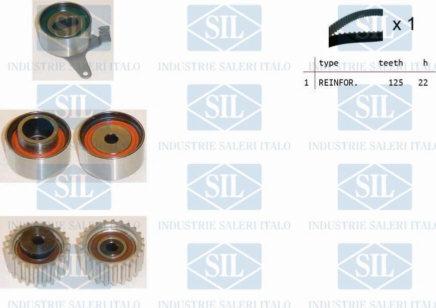 Saleri SIL TK1407 - Kit cinghie dentate autozon.pro