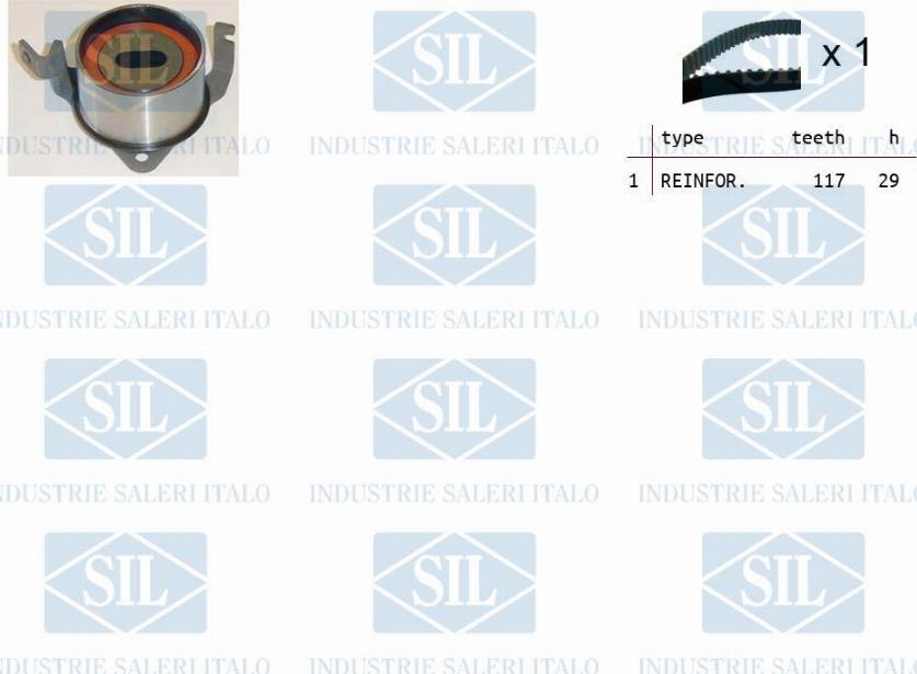 Saleri SIL TK1473 - Kit cinghie dentate autozon.pro