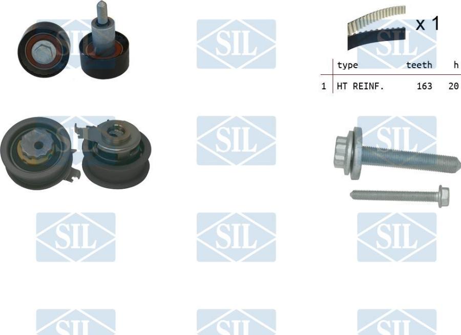 Saleri SIL TK1516 - Kit cinghie dentate autozon.pro