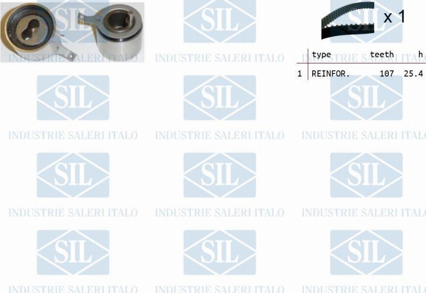 Saleri SIL TK1099 - Kit cinghie dentate autozon.pro