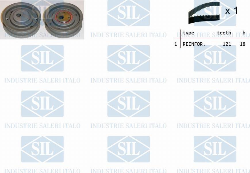 Saleri SIL TK1095 - Kit cinghie dentate autozon.pro