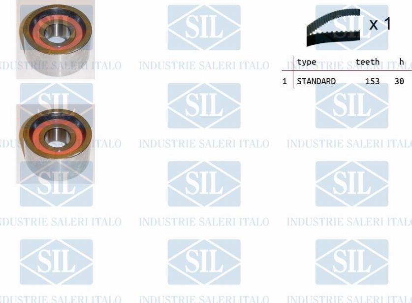 Saleri SIL TK1049 - Kit cinghie dentate autozon.pro