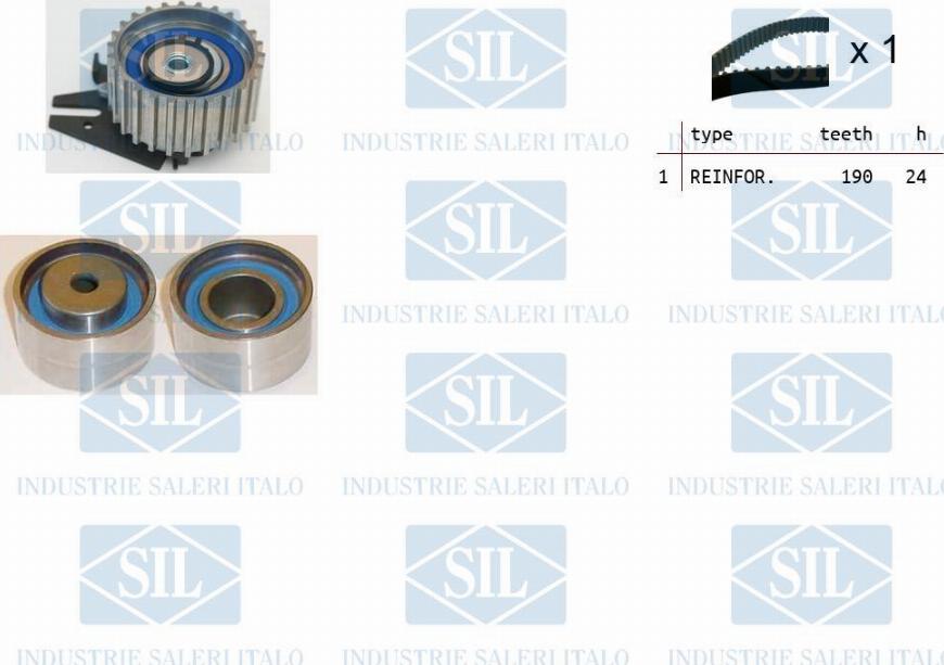 Saleri SIL TK1045 - Kit cinghie dentate autozon.pro