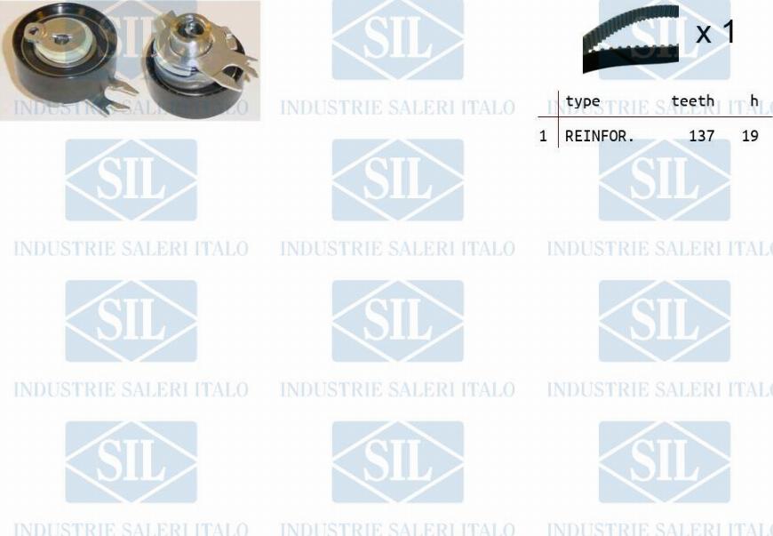 Saleri SIL TK1046 - Kit cinghie dentate autozon.pro