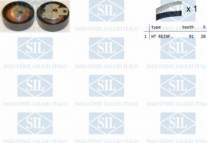 Saleri SIL TK1001 - Rullo tenditore, Cinghia dentata autozon.pro