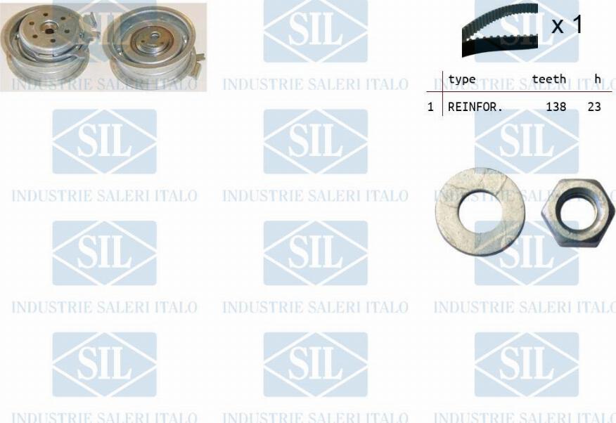 Saleri SIL TK1013 - Kit cinghie dentate autozon.pro