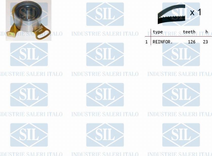 Saleri SIL TK1081 - Kit cinghie dentate autozon.pro