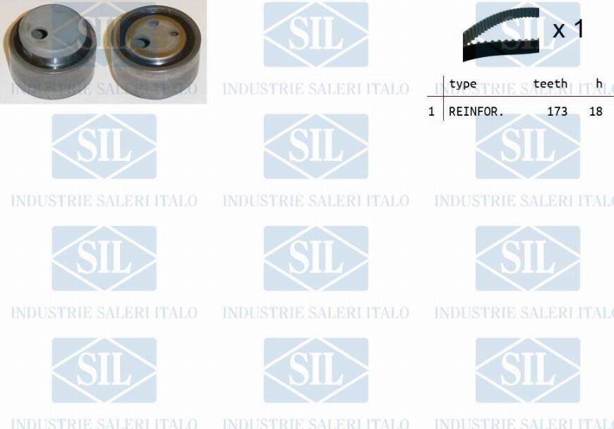 Saleri SIL TK1082 - Kit cinghie dentate autozon.pro