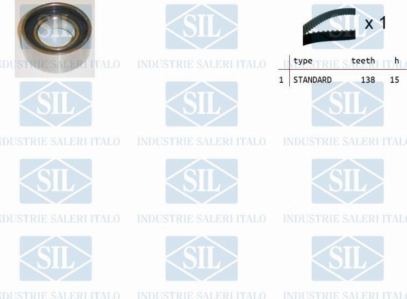 Saleri SIL TK1033 - Kit cinghie dentate autozon.pro