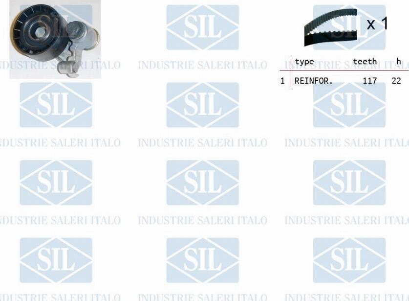 Saleri SIL TK1029 - Kit cinghie dentate autozon.pro