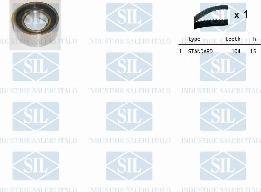 Saleri SIL TK1026 - Kit cinghie dentate autozon.pro