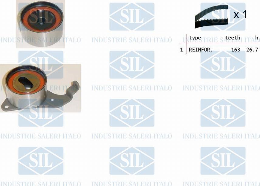 Saleri SIL TK1190 - Kit cinghie dentate autozon.pro