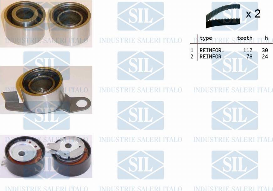 Saleri SIL TK1152 - Kit cinghie dentate autozon.pro