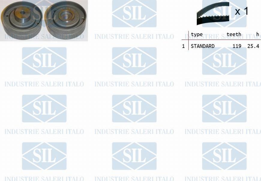 Saleri SIL TK1164 - Kit cinghie dentate autozon.pro