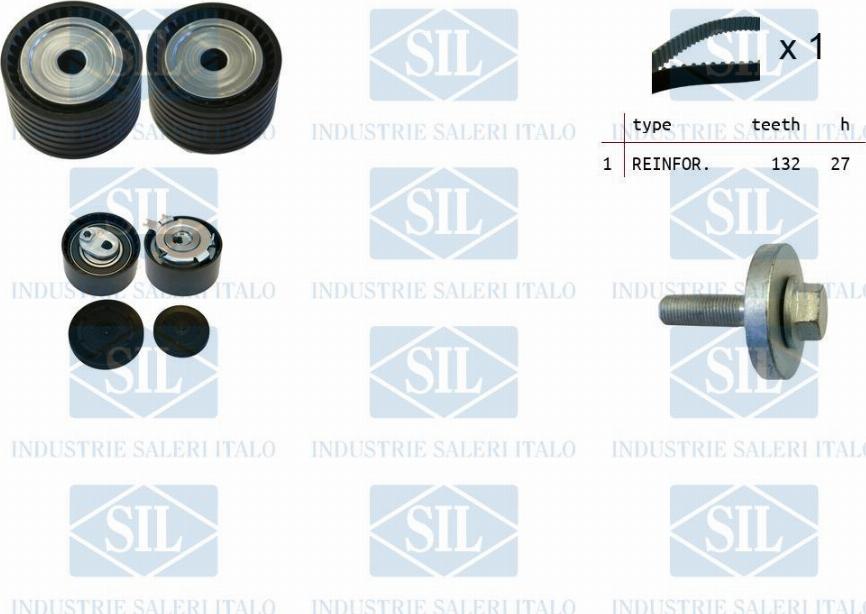 Saleri SIL TK1109 - Kit cinghie dentate autozon.pro