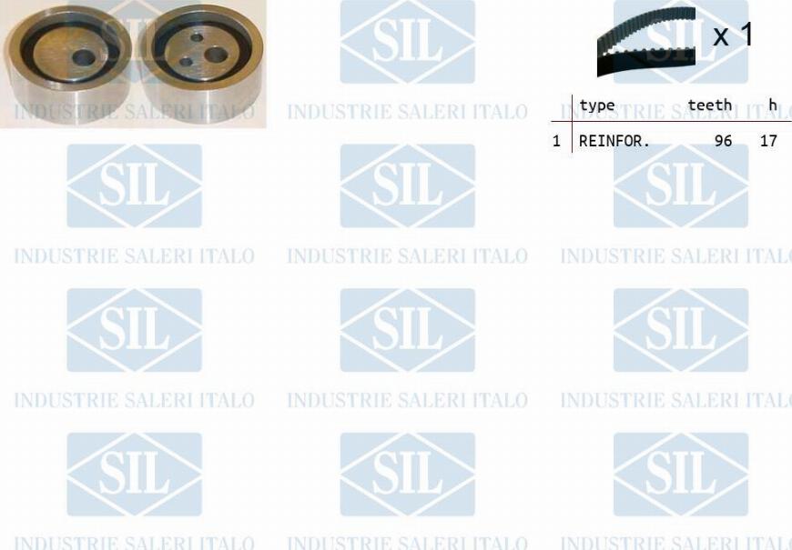 Saleri SIL TK1103 - Kit cinghie dentate autozon.pro