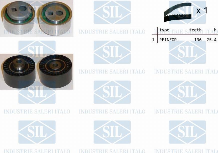 Saleri SIL TK1131 - Kit cinghie dentate autozon.pro