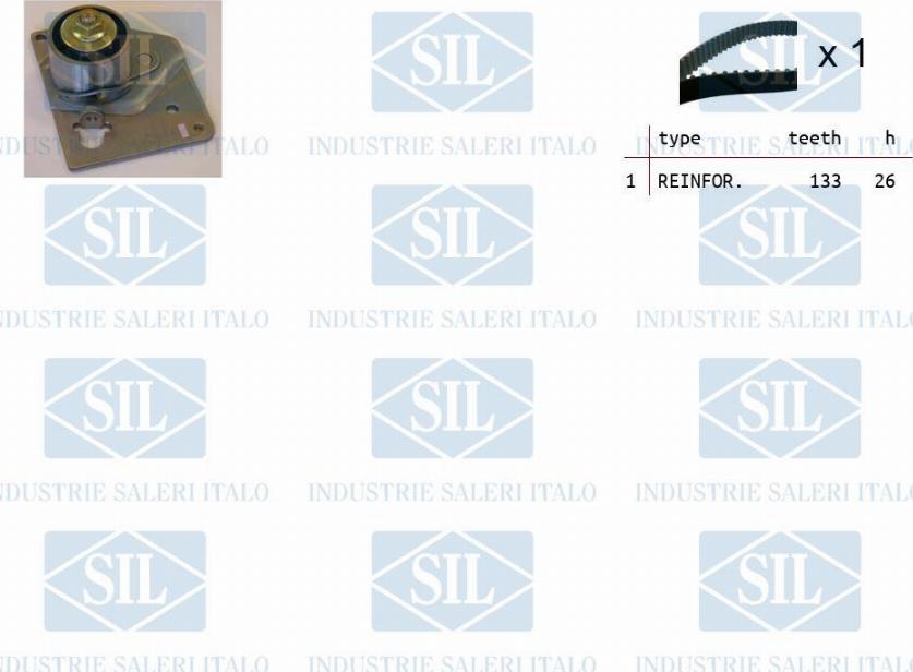 Saleri SIL TK1128 - Kit cinghie dentate autozon.pro