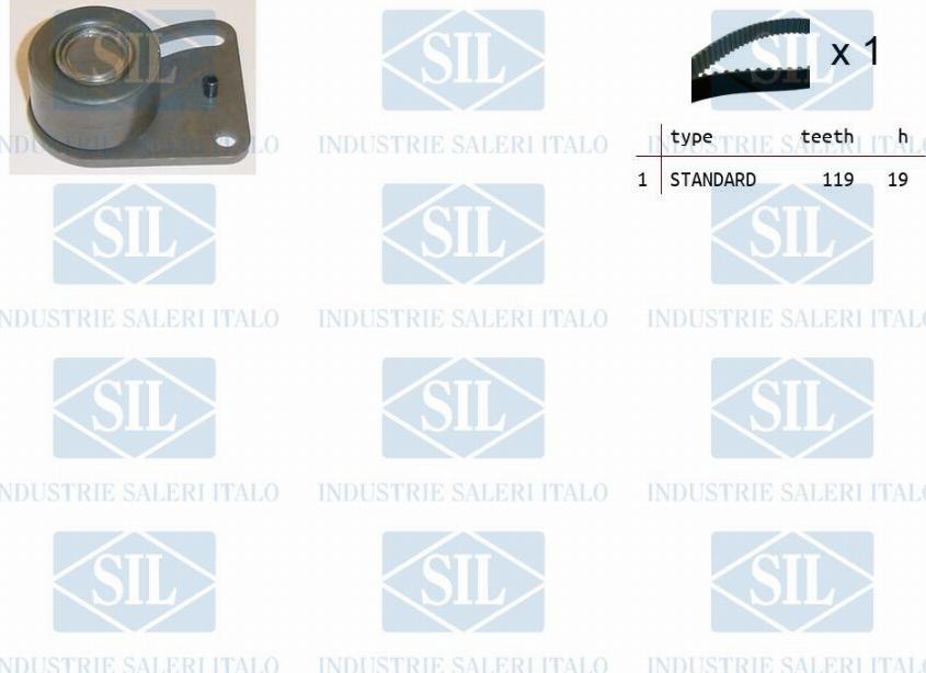 Saleri SIL TK1176 - Kit cinghie dentate autozon.pro