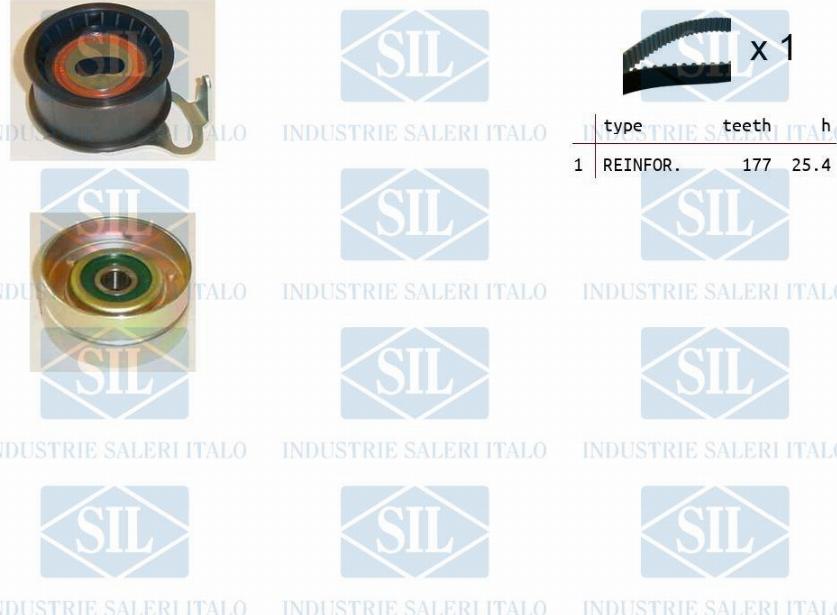 Saleri SIL TK1172 - Kit cinghie dentate autozon.pro