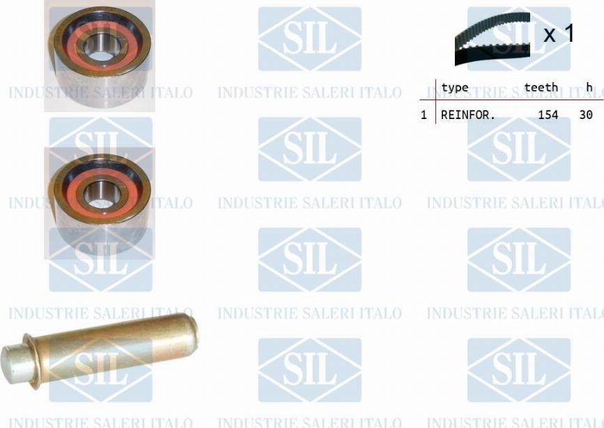 Saleri SIL TK1394 - Kit cinghie dentate autozon.pro