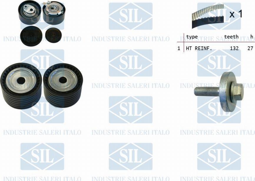 Saleri SIL TK1357 - Kit cinghie dentate autozon.pro